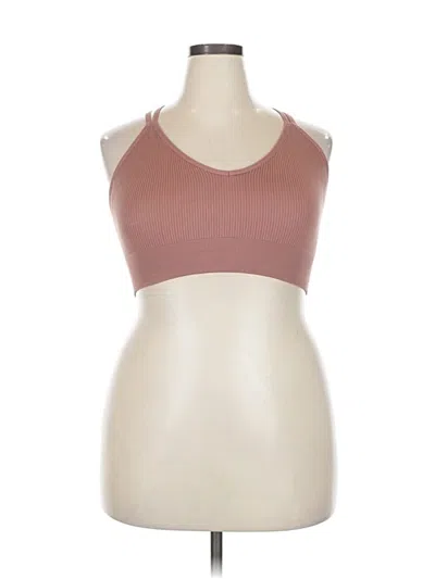 Pre-owned Aerie Sports Bra In Brown