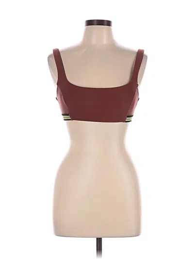 Pre-owned Aerie Sports Bra In Brown
