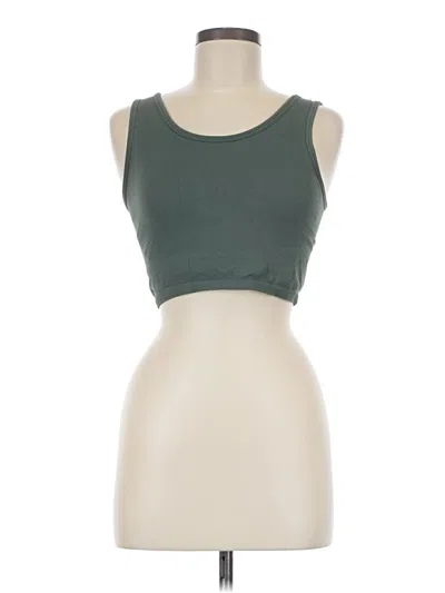 Pre-owned Aerie Sports Bra In Green