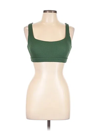 Pre-owned Aerie Sports Bra In Green