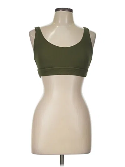 Pre-owned Aerie Sports Bra In Green