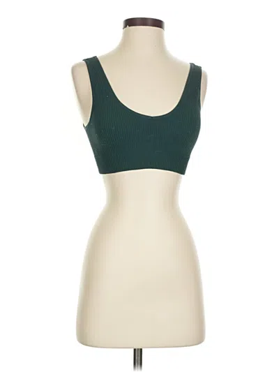 Pre-owned Aerie Sports Bra In Green