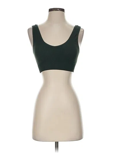 Pre-owned Aerie Sports Bra In Green