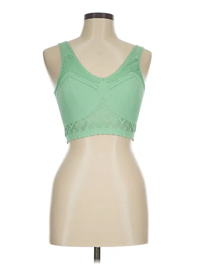 Pre-owned Aerie Sports Bra In Green