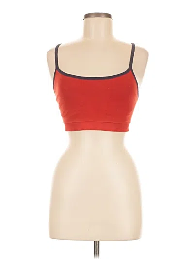 Pre-owned Aerie Sports Bra In Red