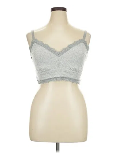 Pre-owned Aerie Sports Bra In Silver