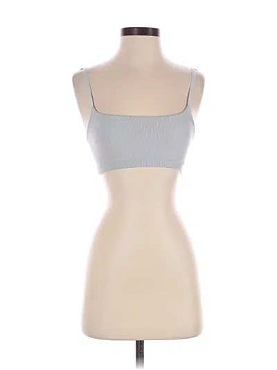 Pre-owned Aerie Sports Bra In Silver