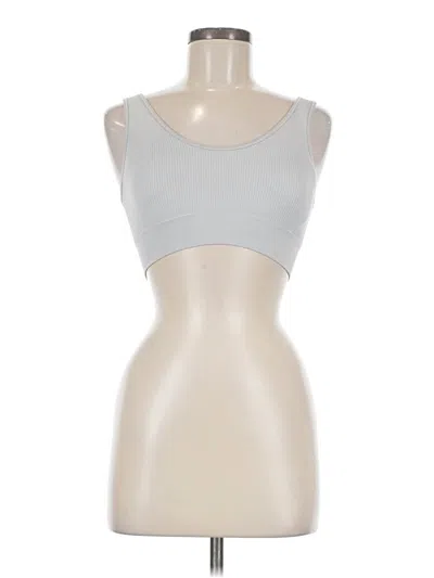 Pre-owned Aerie Sports Bra In Silver