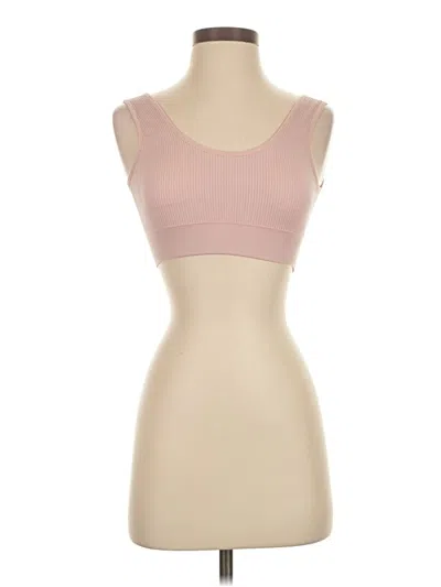 Pre-owned Aerie Sports Bra In Tan