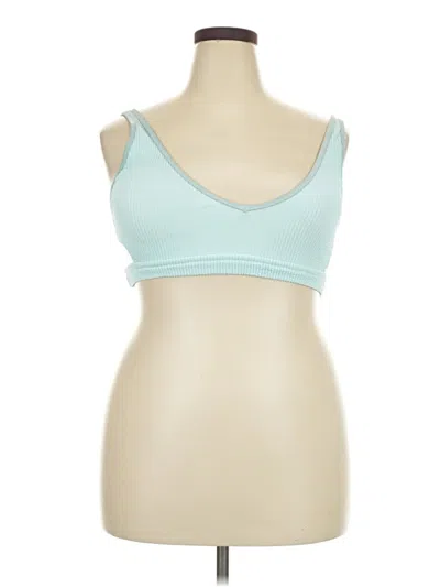 Pre-owned Aerie Sports Bra In Teal
