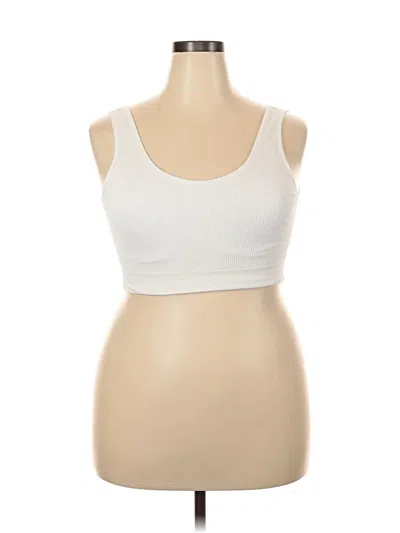 Pre-owned Aerie Sports Bra In White