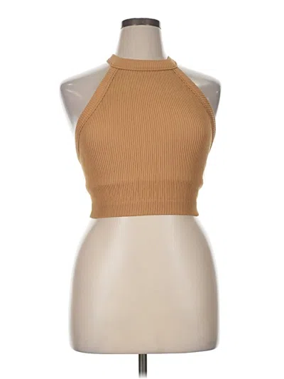 Aerie Sweater Vest In Brown