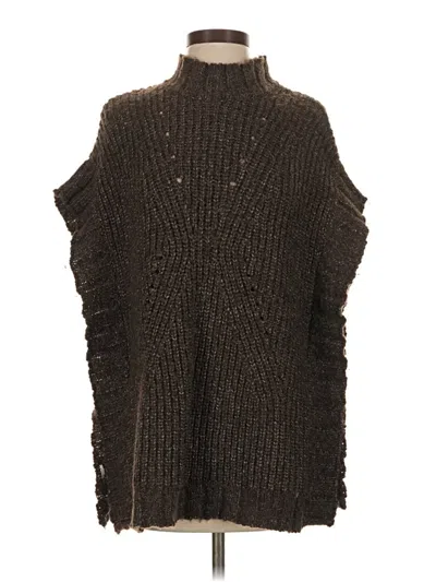 Pre-owned Aerie Sweater Vest In Brown