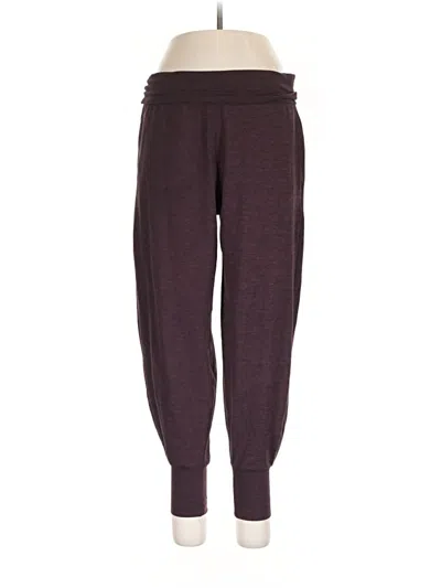 Pre-owned Aerie Sweatpants In Burgundy