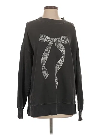 Pre-owned Aerie Sweatshirt In Black