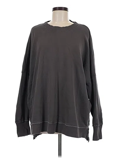 Pre-owned Aerie Sweatshirt In Black