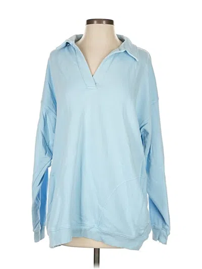 Pre-owned Aerie Sweatshirt In Blue
