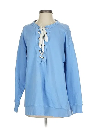 Pre-owned Aerie Sweatshirt In Blue