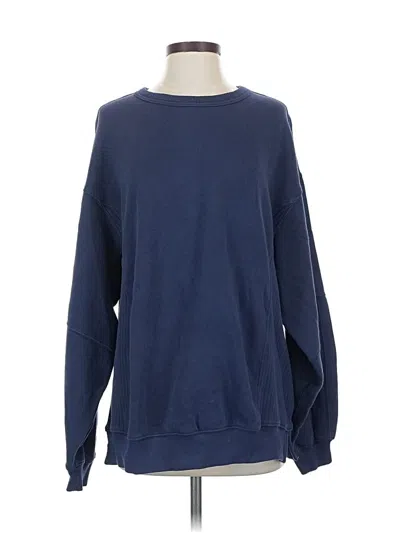 Pre-owned Aerie Sweatshirt In Blue