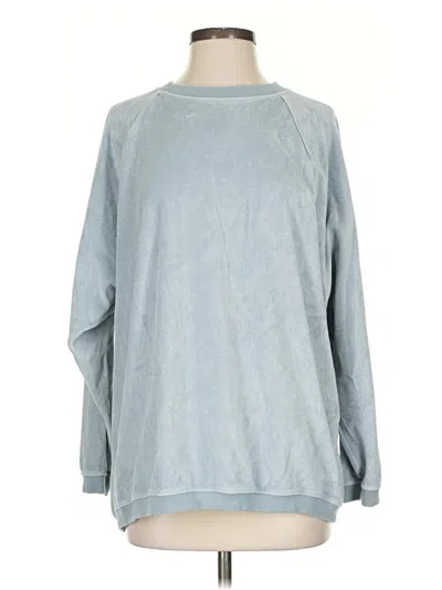 Pre-owned Aerie Sweatshirt In Blue