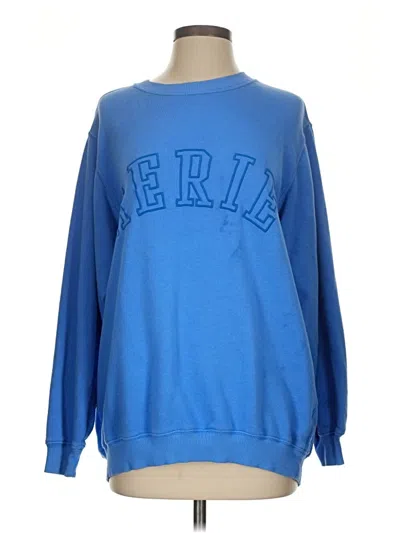 Pre-owned Aerie Sweatshirt In Blue