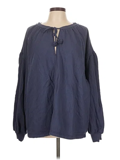 Pre-owned Aerie Sweatshirt In Blue