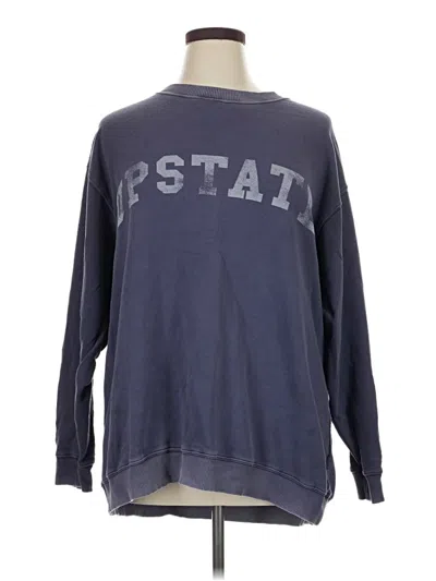 Pre-owned Aerie Sweatshirt In Blue