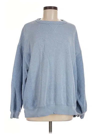Pre-owned Aerie Sweatshirt In Blue
