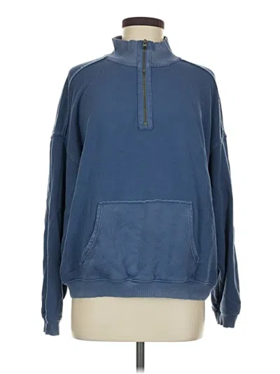 Pre-owned Aerie Sweatshirt In Blue