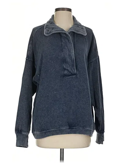 Pre-owned Aerie Sweatshirt In Blue