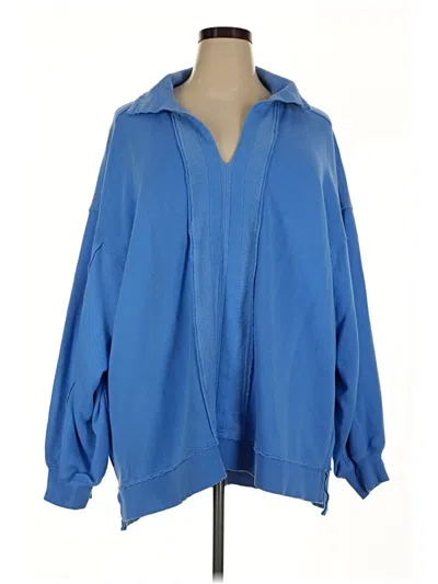 Pre-owned Aerie Sweatshirt In Blue