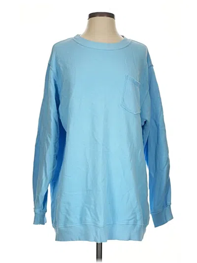 Pre-owned Aerie Sweatshirt In Blue