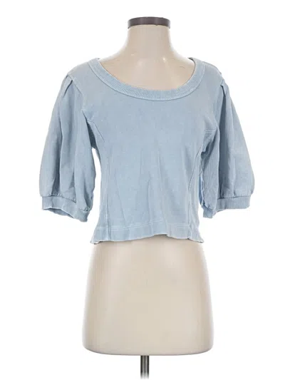 Pre-owned Aerie Sweatshirt In Blue