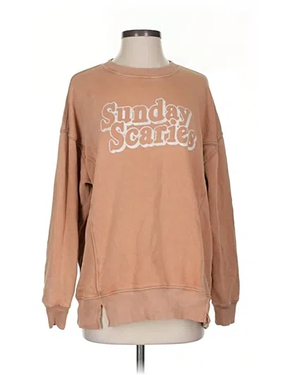 Pre-owned Aerie Sweatshirt In Brown