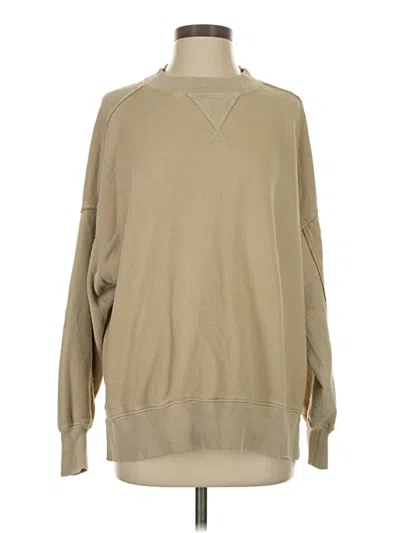 Pre-owned Aerie Sweatshirt In Brown