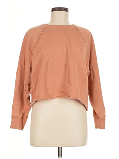 Pre-owned Aerie Sweatshirt In Brown
