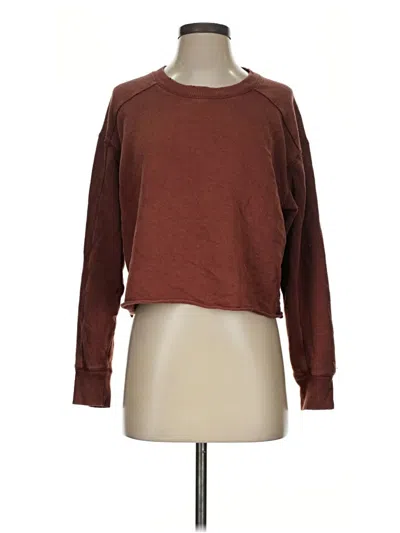 Pre-owned Aerie Sweatshirt In Brown