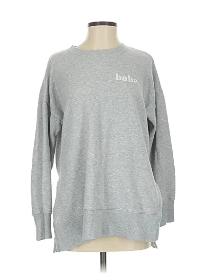 Pre-owned Aerie Sweatshirt In Gray