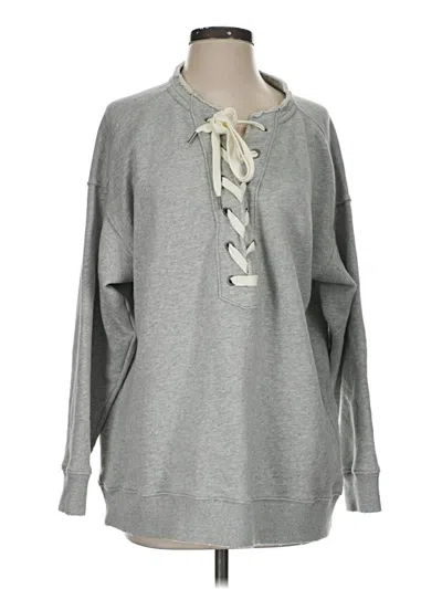 Pre-owned Aerie Sweatshirt In Gray