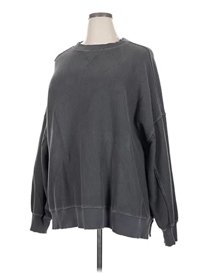 Pre-owned Aerie Sweatshirt In Gray