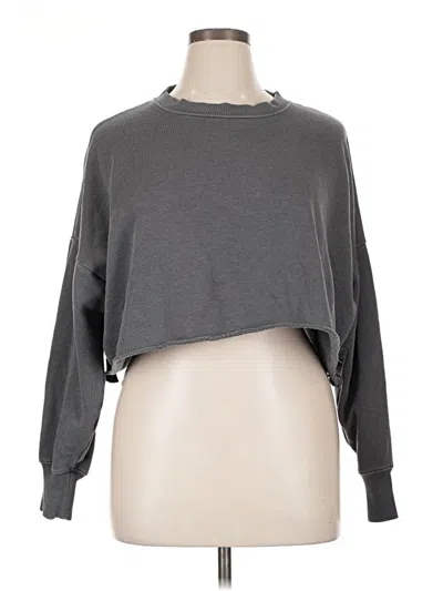 Pre-owned Aerie Sweatshirt In Gray