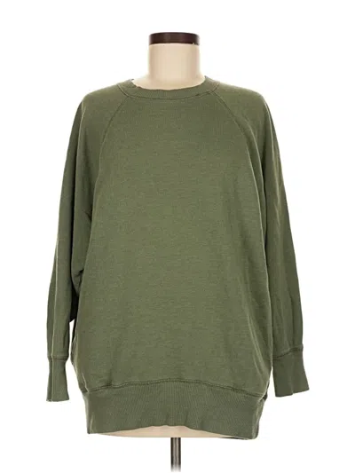 Pre-owned Aerie Sweatshirt In Green