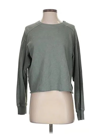 Pre-owned Aerie Sweatshirt In Green