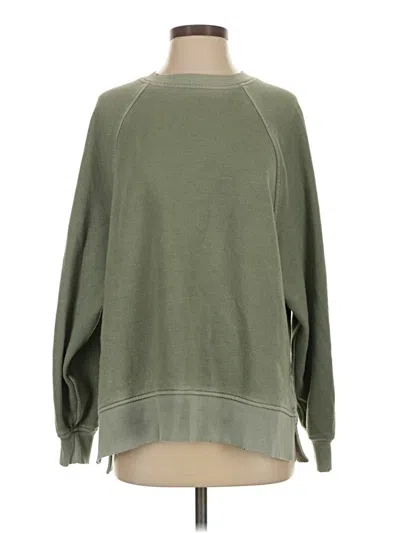 Pre-owned Aerie Sweatshirt In Green