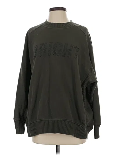 Pre-owned Aerie Sweatshirt In Green