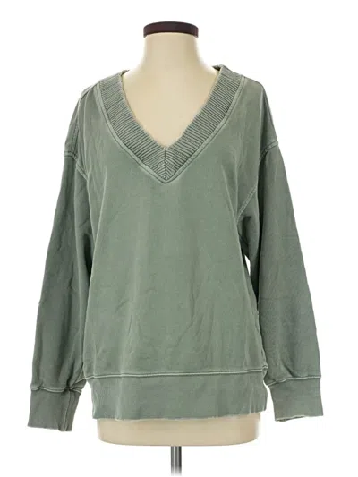 Pre-owned Aerie Sweatshirt In Green