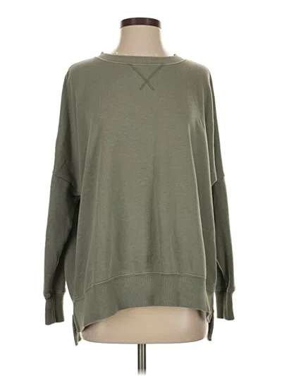 Pre-owned Aerie Sweatshirt In Green