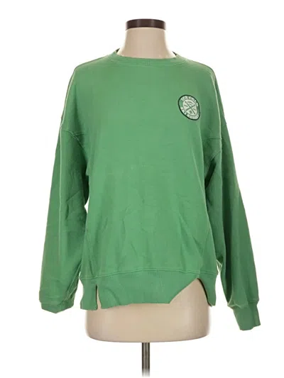Pre-owned Aerie Sweatshirt In Green