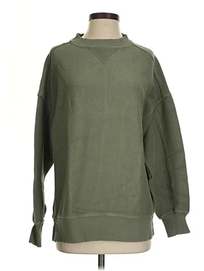 Pre-owned Aerie Sweatshirt In Green