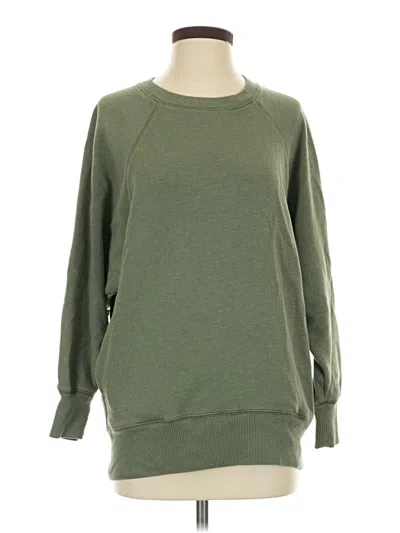 Pre-owned Aerie Sweatshirt In Green